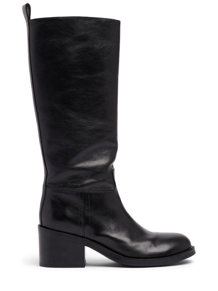 55mm Peggy leather tall boots