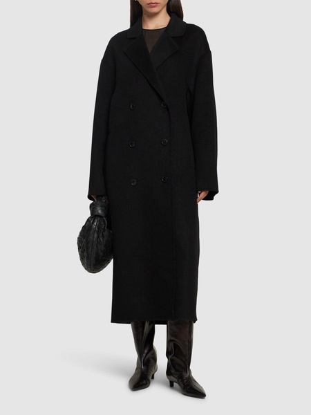 Borneo double breast wool long coat