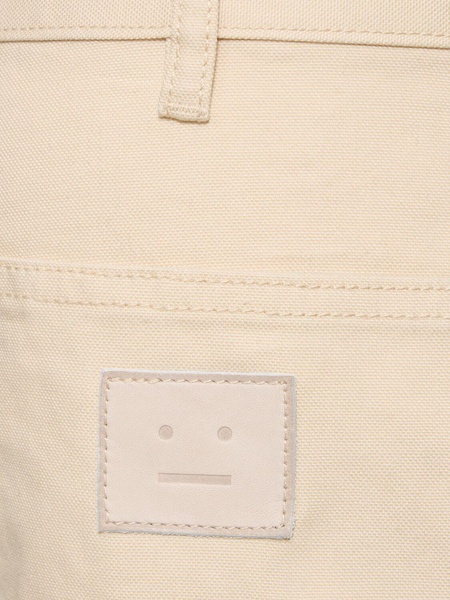 Palma cotton canvas straight pants