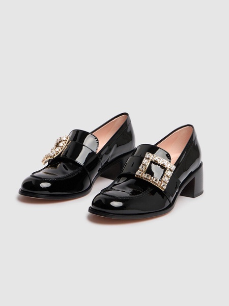 55mm Viv Rangers patent leather loafers