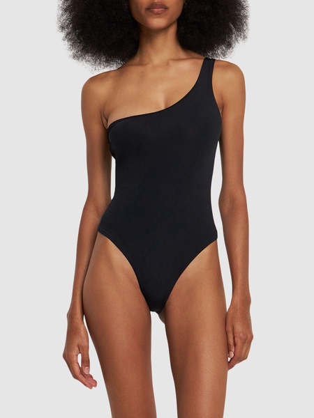 Disappering logo onepiece swimsuit