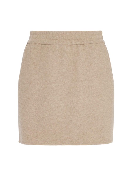 Onagro wool blend jersey mini skirt