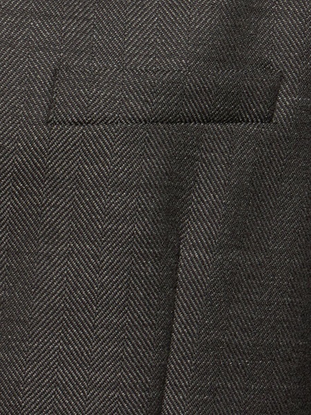 Wool herringbone sartorial blazer