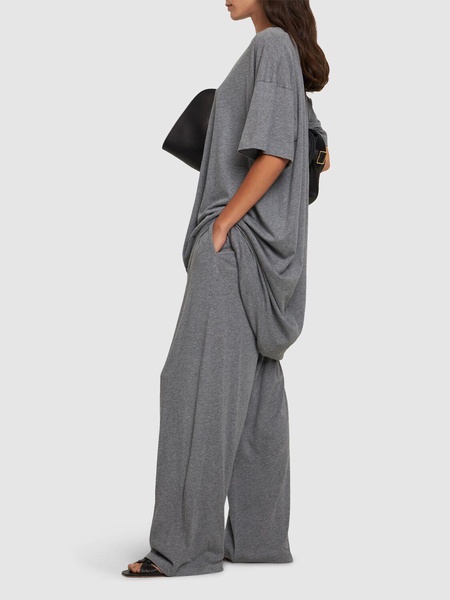 Lanuit cotton jersey wide pants