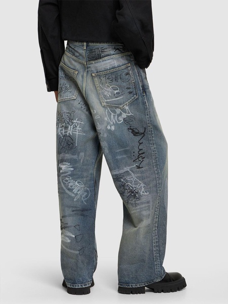 Baggy cotton jeans