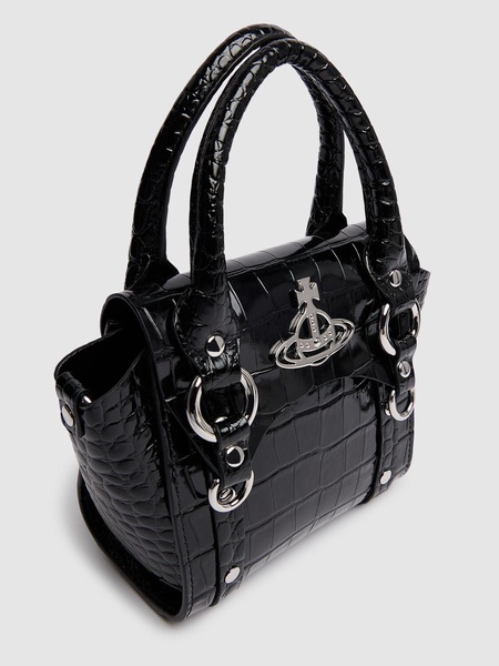 Mini Betty Chain embossed leather bag