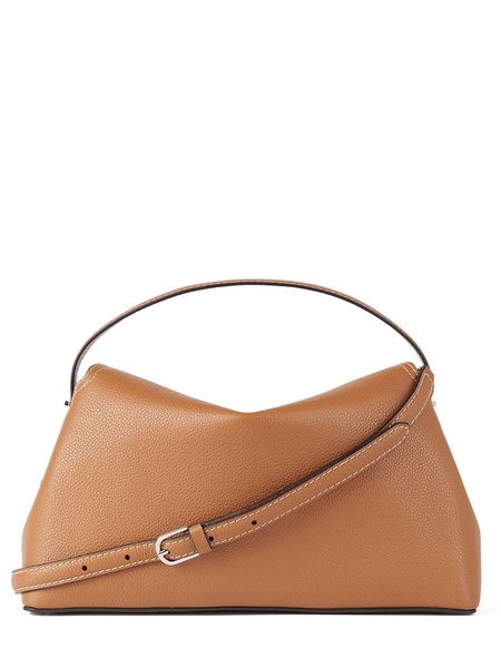 T-Lock grain leather top handle bag