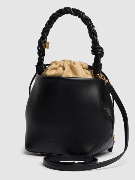 Ganni Bou Bucket recycled leather bag