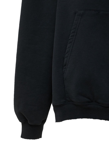 Large fit cotton sweatshirt hoodie