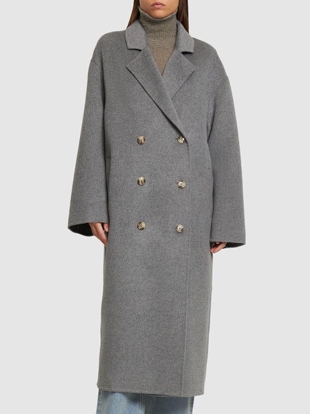 Borneo double breast wool long coat