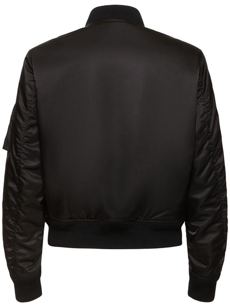 Adrien Brody nylon bomber jacket