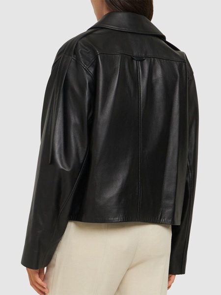 Dylan glossy leather jacket