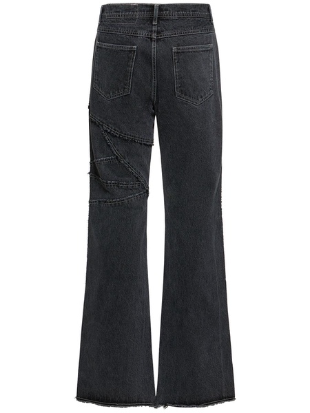 Ghentel raw-cut flared jeans