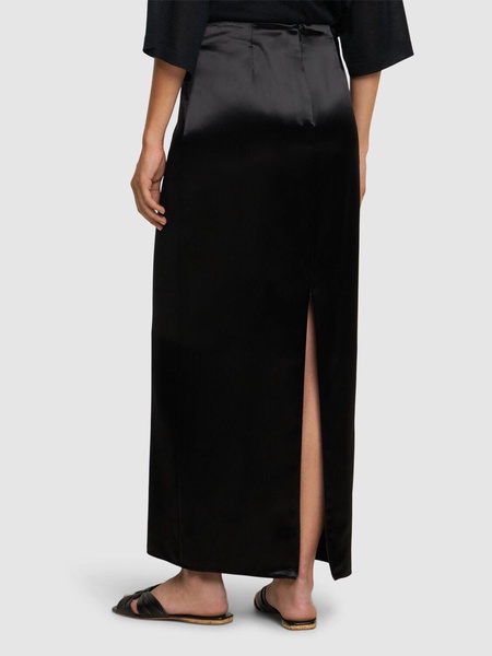 Bartelle satin long skirt