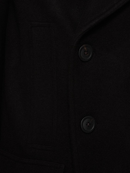 Officer double breasted wool coat