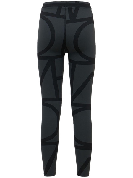 Monogram recycled tech leggings