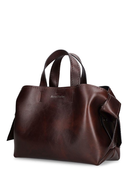 EW Musubi aged leather tote bag