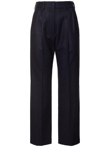 Lady Maud Fox pinstripe straight pants