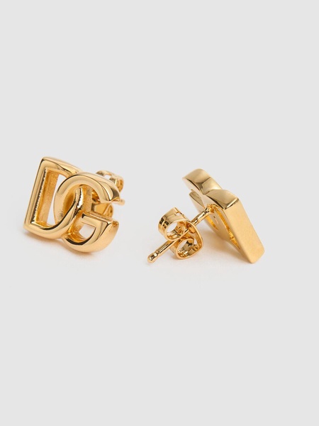 DG logo stud earrings