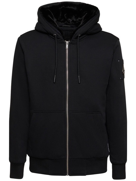 Bunny hooded zip-up sweatshirt