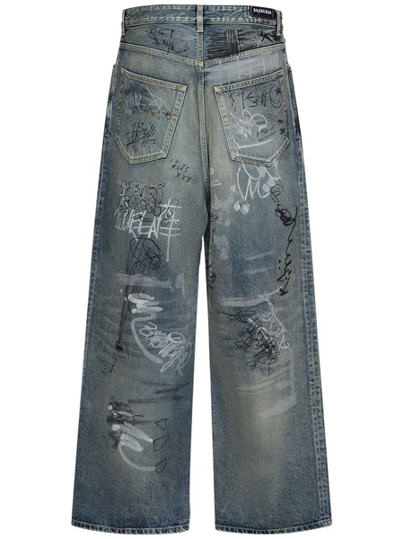 Baggy cotton jeans