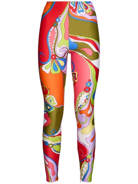 Printed lycra leggings