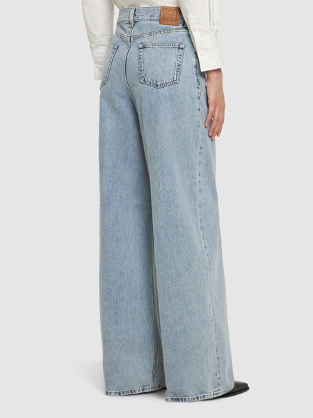 High-rise wide-leg jeans