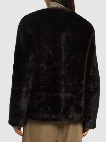 Calista faux fur short coat