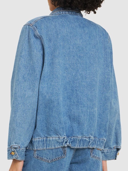 Nariida Cleo denim bomber jacket