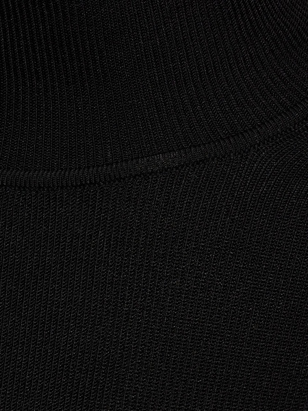 Viscose knit turtleneck