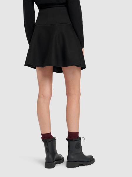 Neoprene mini skirt