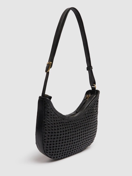 Mini Sling handwoven leather bag