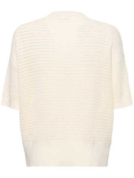 Callie boxy knit polo