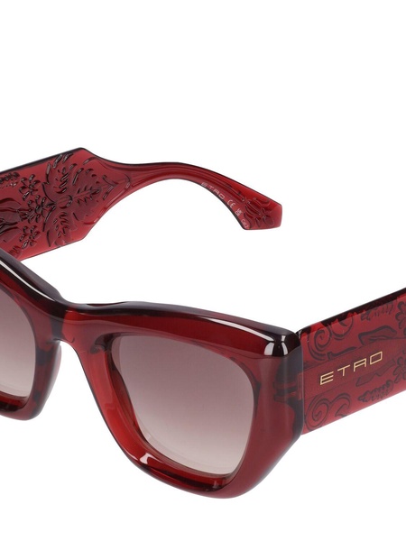 Paisley cat-eye sunglasses