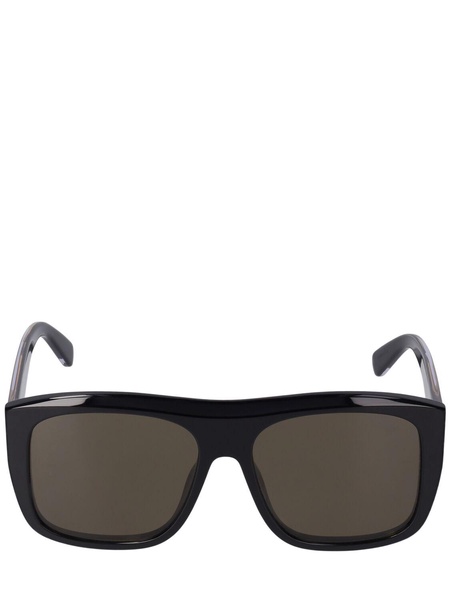 Squared acetate sunglasses