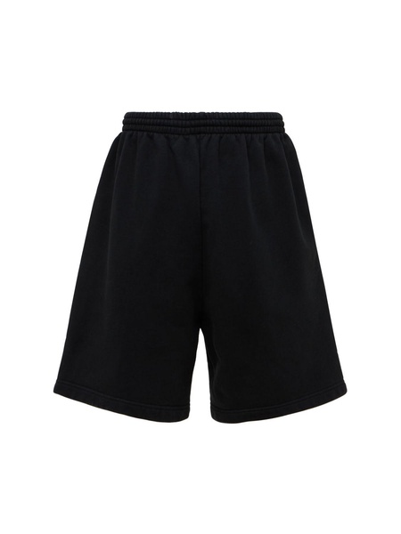 Logo cotton sweat shorts