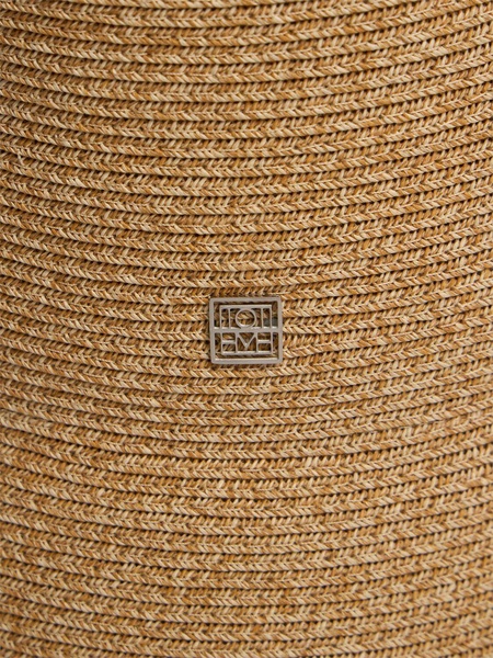 Woven paper & straw hat