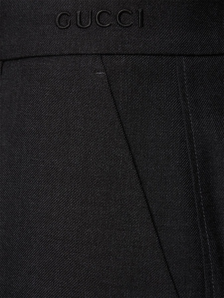 Wool gabardine pants