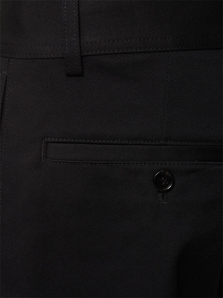 Stretch cotton gabardine pants