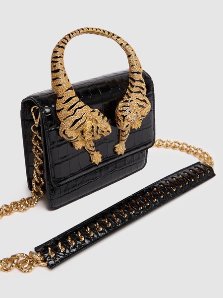 Medium Roar croc embossed bag