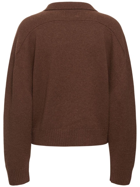 Homere cashmere polo sweater