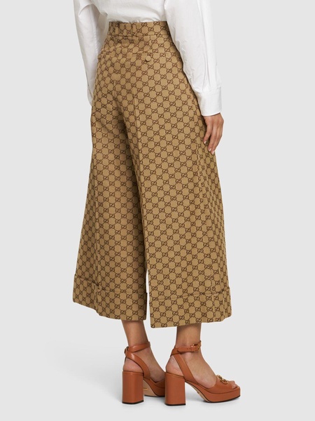 GG canvas pants