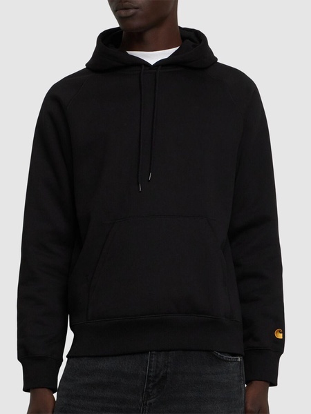 Chase cotton blend zip hoodie