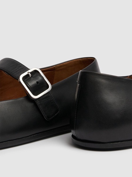 Appiedi leather Mary Jane loafers