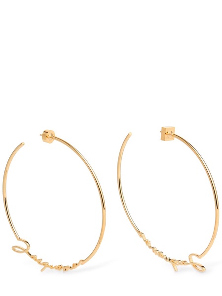 Les Creoles Jacquemus big hoop earrings