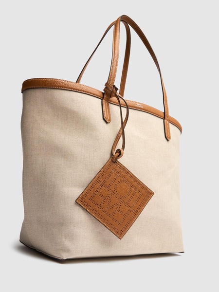 Travel canvas tote bag