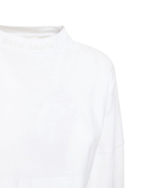 Classic logo oversize cropped t-shirt