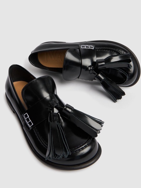 10mm Tassel leather loafers