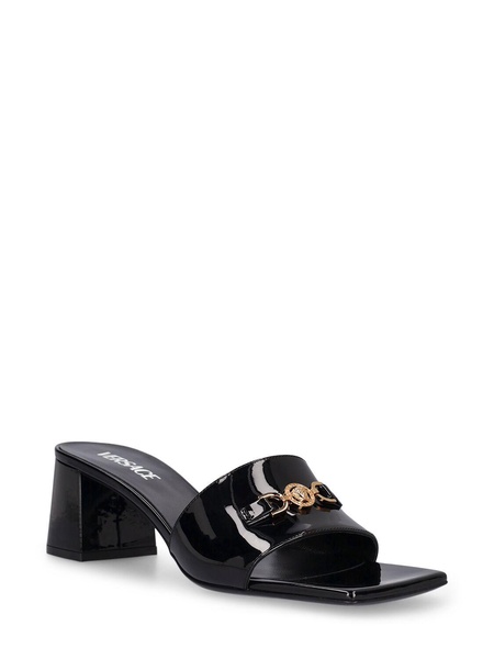 55mm Patent leather mules