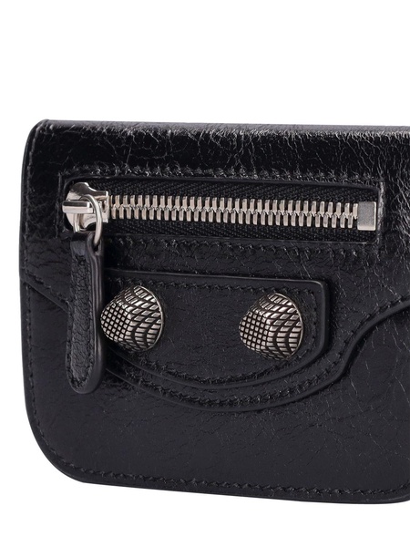 Le Cagole mini leather wallet